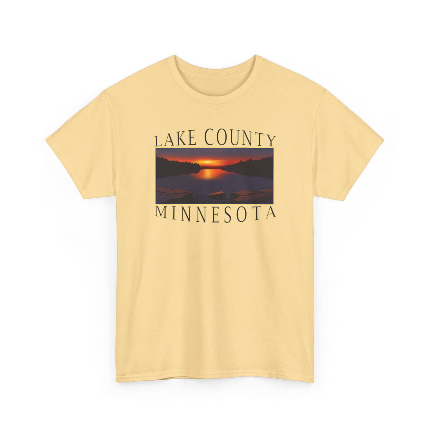 LAKE COUNTY, MINNESOTA Unisex Heavy Cotton Tee