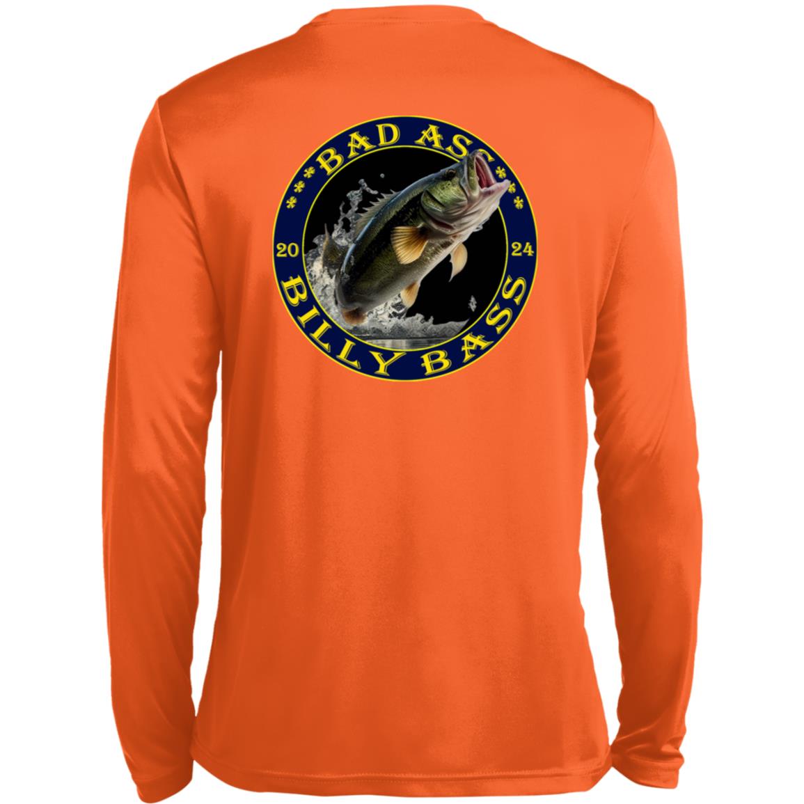 BAD ASS BILLY BASS 788 Long Sleeve Moisture-Wicking Tee