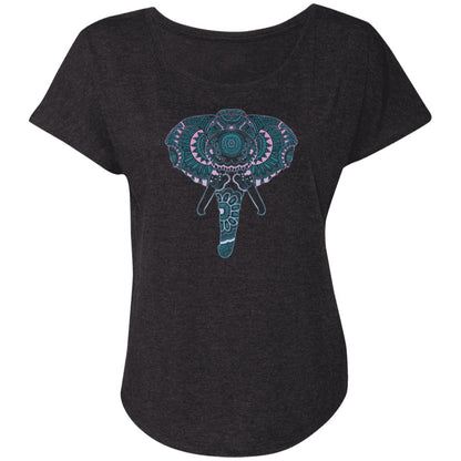 ELEPHANT MANDALA NL6760 Ladies' Triblend Dolman Sleeve