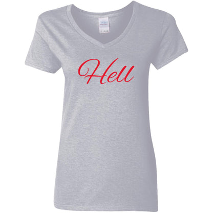 Hell G500VL Ladies' 5.3 oz. V-Neck T-Shirt