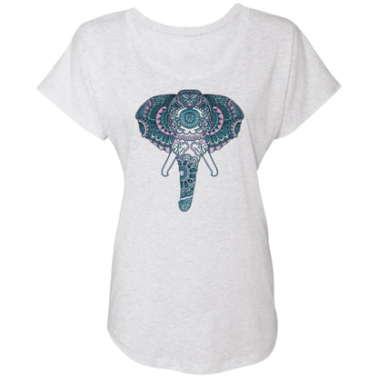 ELEPHANT MANDALA NL6760 Ladies' Triblend Dolman Sleeve