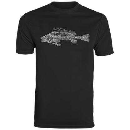 JW WALLEYE SKELETON 790 Men's Moisture-Wicking Tee