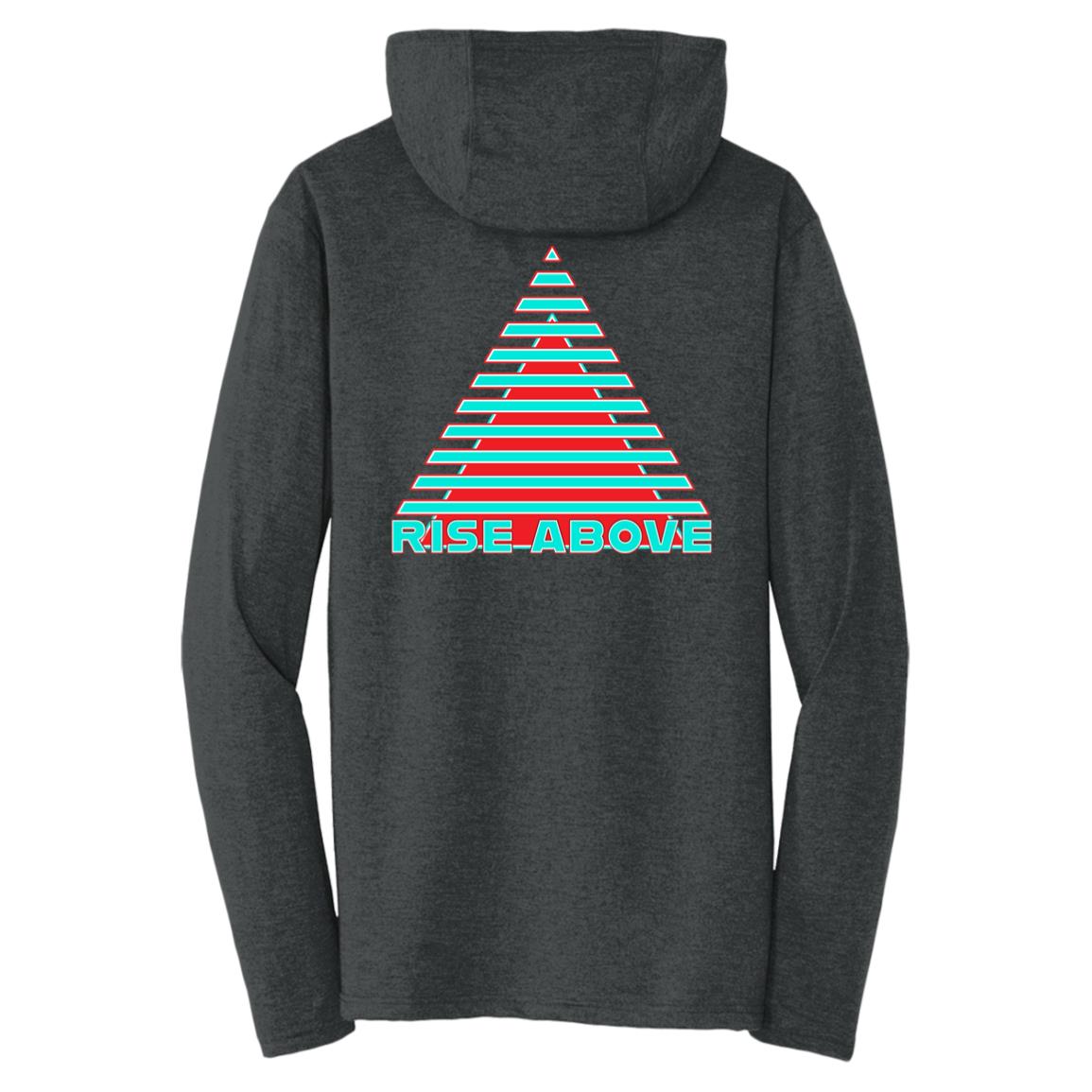 RISE ABOVE DON'T LOOK BACK Edition DM139 Triblend T-Shirt Hoodie