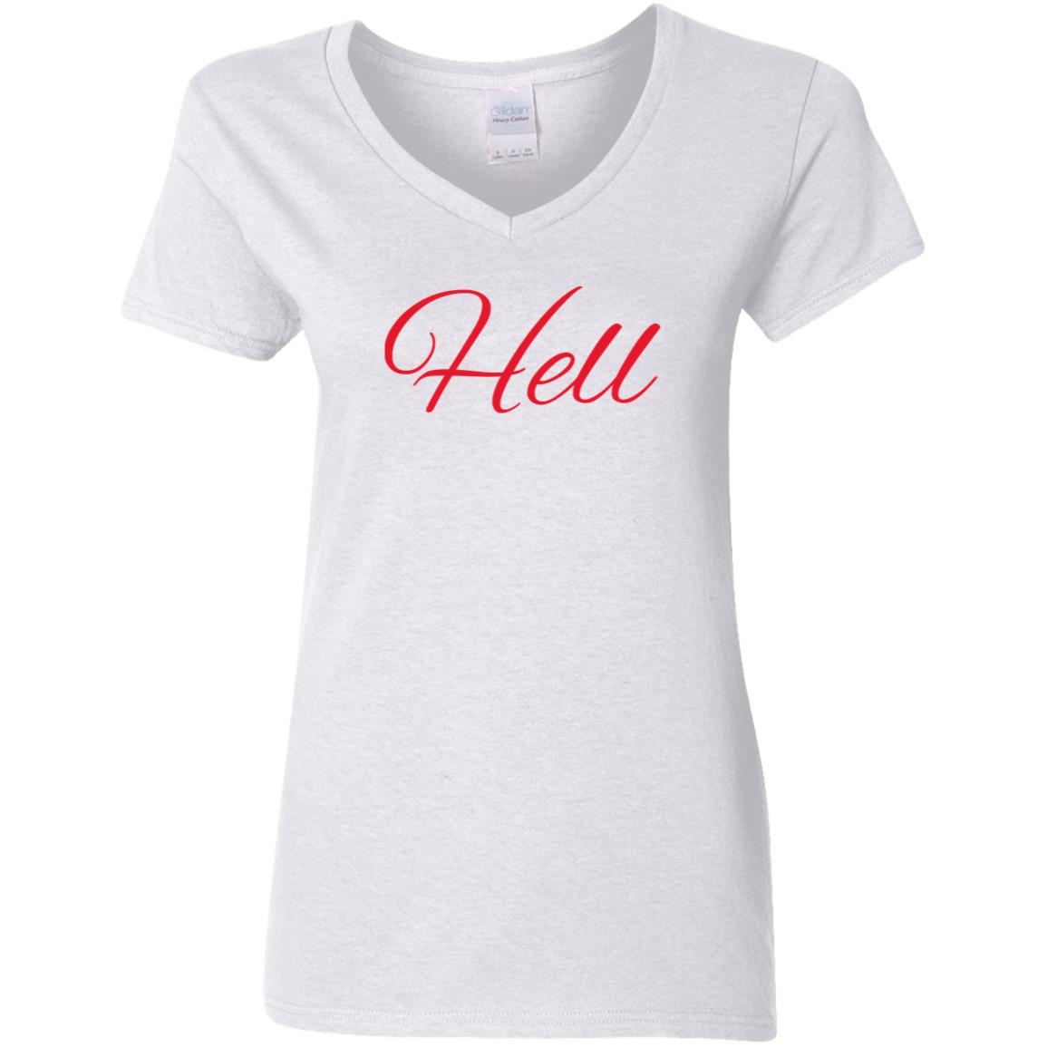 Hell G500VL Ladies' 5.3 oz. V-Neck T-Shirt