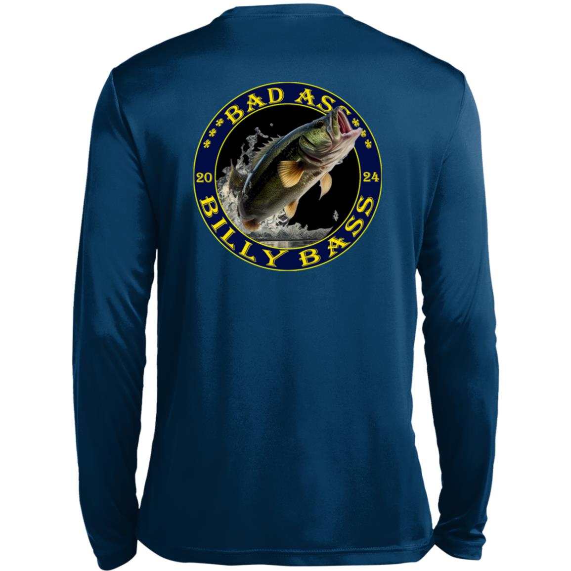 BAD ASS BILLY BASS 788 Long Sleeve Moisture-Wicking Tee