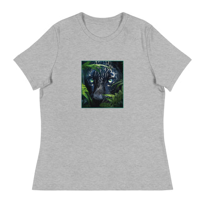 Stalking Black Panther Women's Relaxed T-Shirt