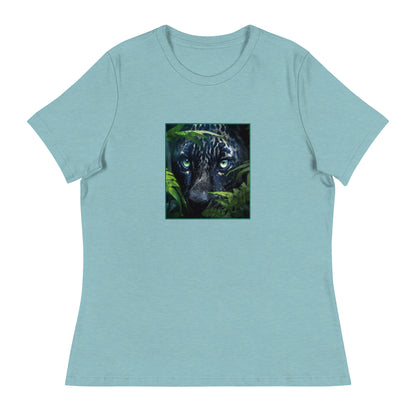 Stalking Black Panther Women's Relaxed T-Shirt