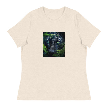 Stalking Black Panther Women's Relaxed T-Shirt