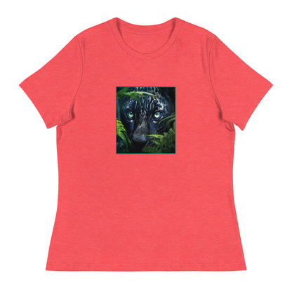 Stalking Black Panther Women's Relaxed T-Shirt