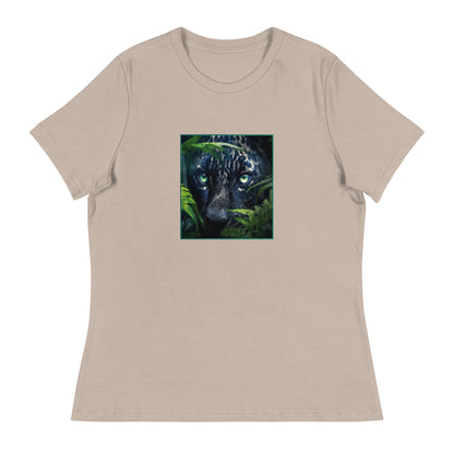 Stalking Black Panther Women's Relaxed T-Shirt