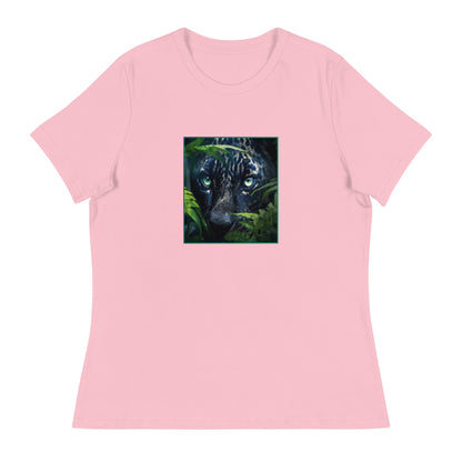 Stalking Black Panther Women's Relaxed T-Shirt