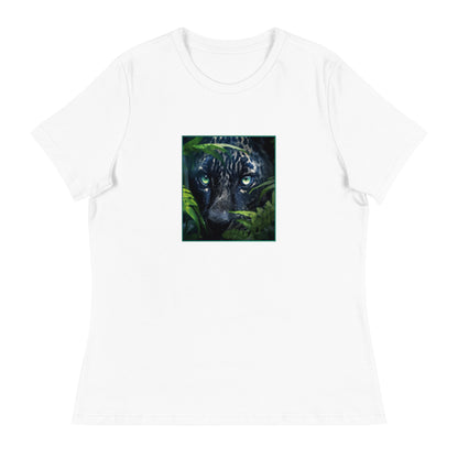 Stalking Black Panther Women's Relaxed T-Shirt